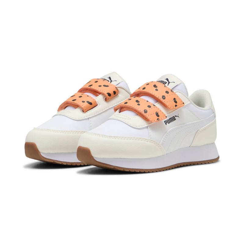 PUMA Adaptor Match Kids Unisex White Sneakers - Image 2