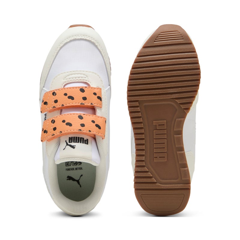 PUMA Adaptor Match Kids Unisex White Sneakers - Image 4