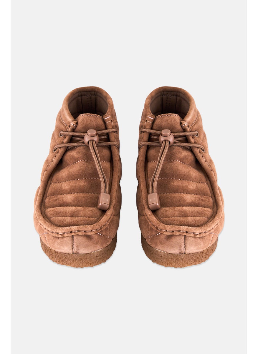 clarks Women Wallabee Lace Up Casual Shoes, Brown  - Image 4