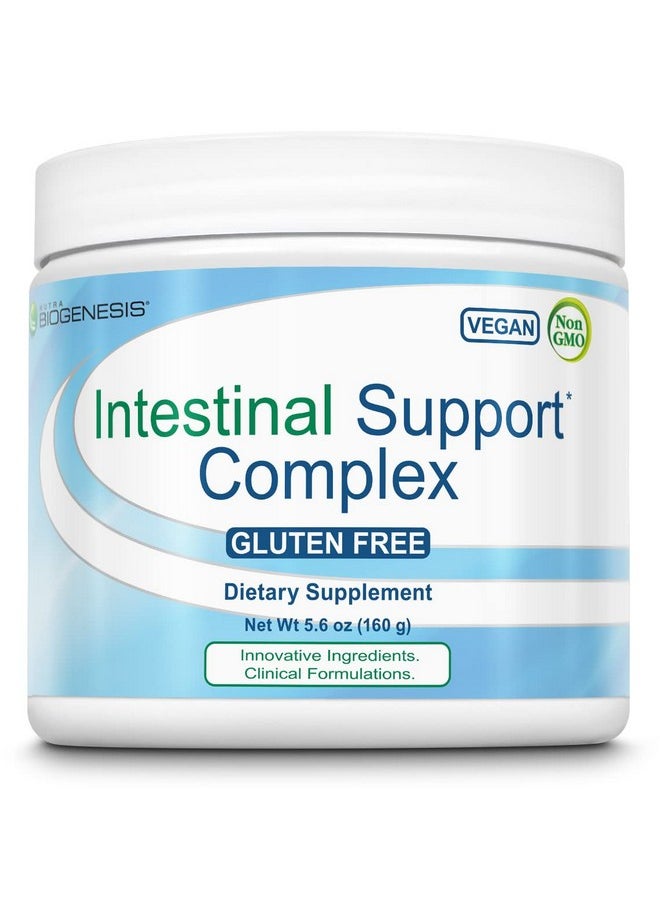 Nutra BioGenesis - Intestinal Support Complex Slippery Elm Dgl Marshmallow & Lglutamine For Intestinal Support Gluten Free Vegan Nongmo 160 G - Image 1