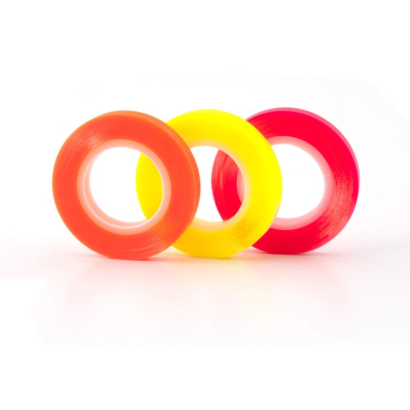 Omnigrid Omnigrid Glow Line Tape, Pink/Orange/Yellow, 3 Pack  - Image 2