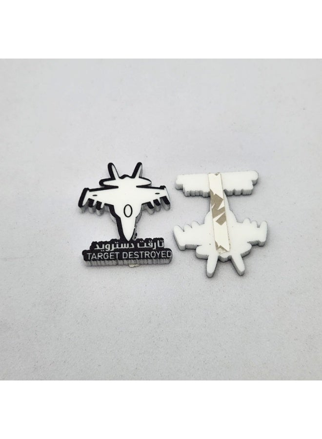 Acnor Target Destroyed Design .Premium Quality for Mobile, Laptop,Accessories Fans Display for I pad,Walls, - Image 2