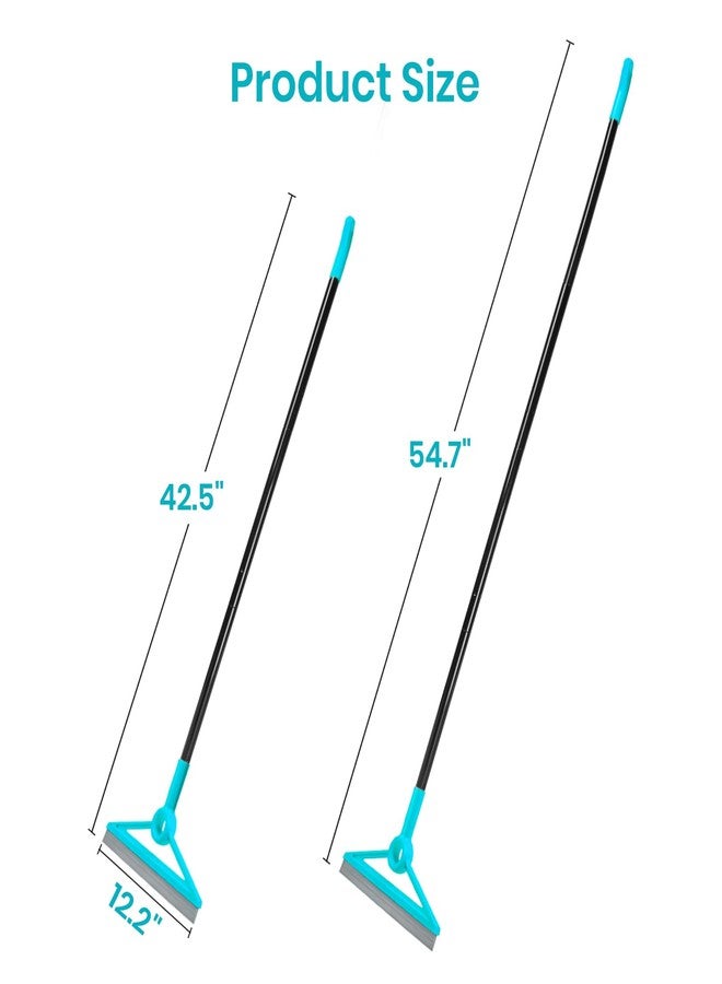MAVRIZ Air Broom for Dust, Hair, Liquids, Silicone Broom with Removable Rubber Strip and Brooms Bristle, Multifunctional Floor Squeegee for Indoor Cleaning - Image 4
