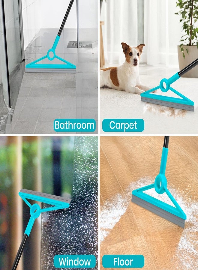 MAVRIZ Air Broom for Dust, Hair, Liquids, Silicone Broom with Removable Rubber Strip and Brooms Bristle, Multifunctional Floor Squeegee for Indoor Cleaning - Image 2