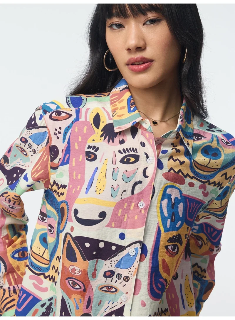 Buckle Shirt: Funky Animals
