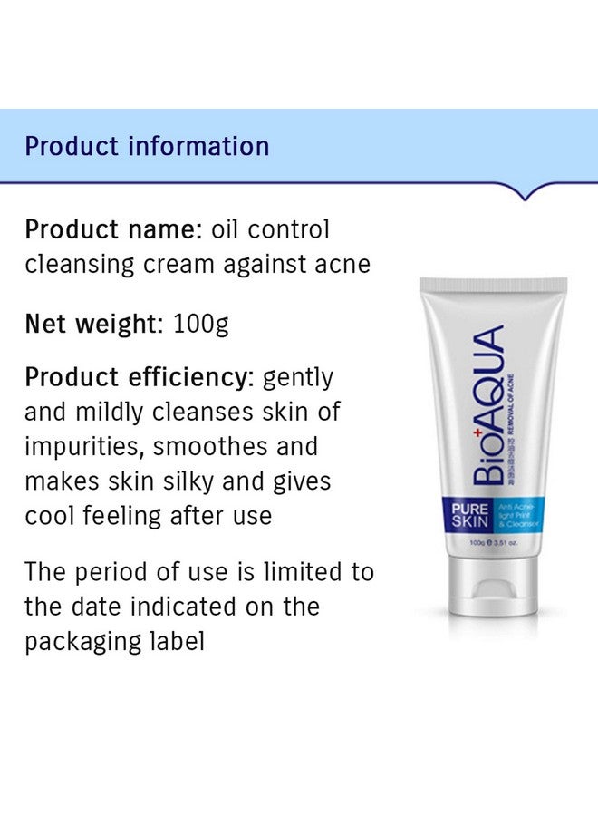 بيو أكوا كريم بيواكوا للعناية ببشرة الوجه، مزيل لحب الشباب والتجاعيد، البقع، الندبات، علامات العيوب، 100 غرام - Image 4