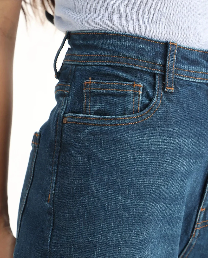 Rareism Women's Mom Fit Denim