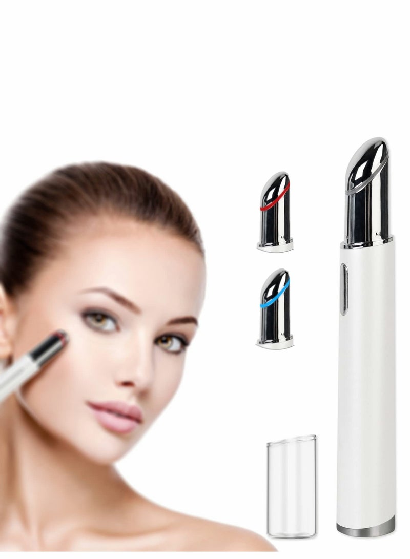 Excefore Anti Aging Sonic Eye Massage 42℃ Heated Eye Massager, 2 LED Light Therapy Eye Facial Massage with High Frequency Vibration To Relieve Eye Fatigue, Remove Dark Circles And Puffiness - Image 1