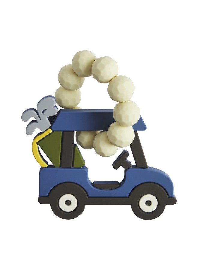 mud pie Golf Cart Teether Blue - Image 2