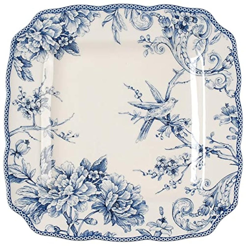 222 Fifth Adelaide Blue & White 11" Dinner Plate - 1 Replacement plate only - Image 5