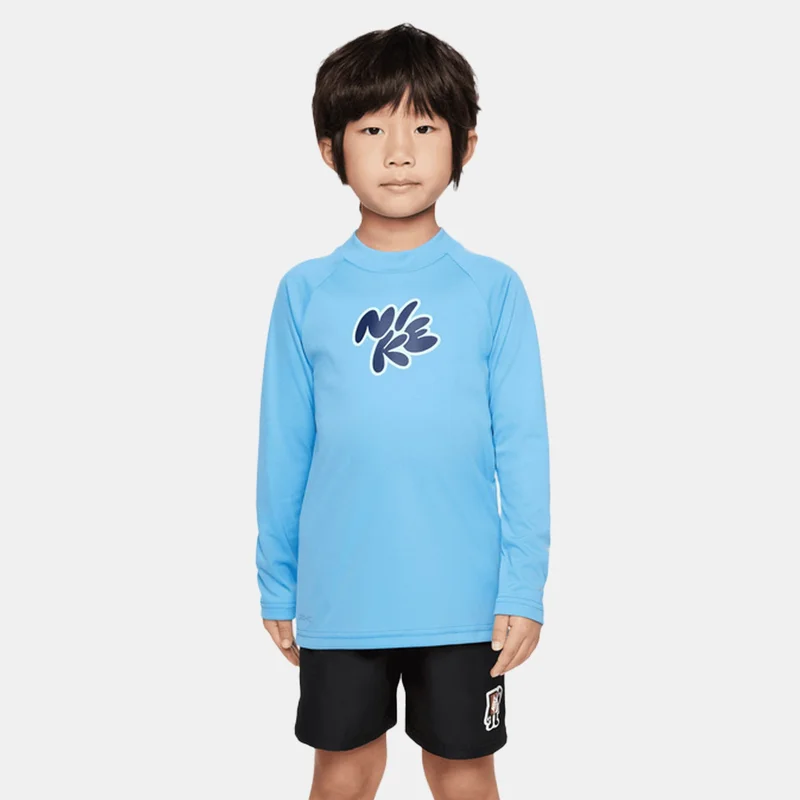 نايكي تيشيرت السباحة لوجو هيدروجارد للأطفال