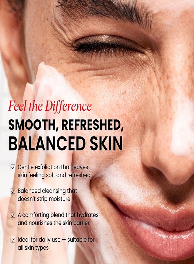 Koji White Exfoliating Facial Scrub, Gentle Face Wash with 1% Walnut Shell Powder, AHA, Kojic Acid Dipalmitate & Hyaluronic Acid | Hydrating, Unscented, Vegan, 100 ml (3.38 fl oz) - Image 3