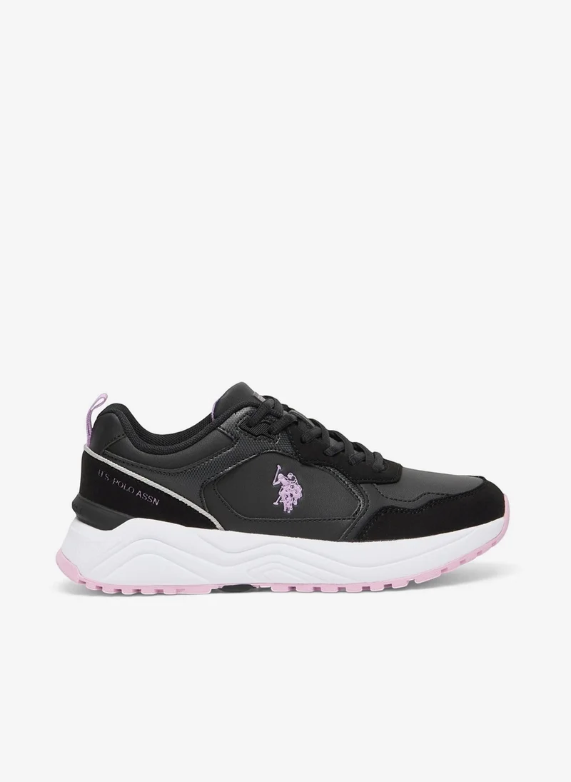 Women's Black Low Top Casual Sneakers with Iconic Branding for a Stylish Look Shoes