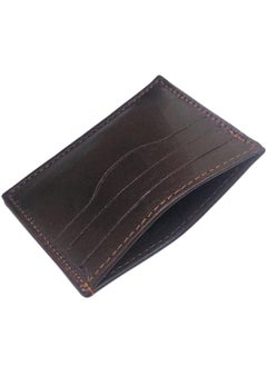 Generic Natural Leather Front and Back Card Holder  - Image 3