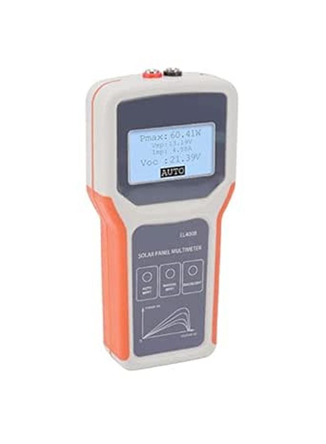 متر الطاقة الشمسية متعدد الوظائف مع شاشة LCD مضاءة وخلفية محسنة، مزود بتقنية MPPT، مخصص لمصنعي الألواح الكهروضوئية - Image 1