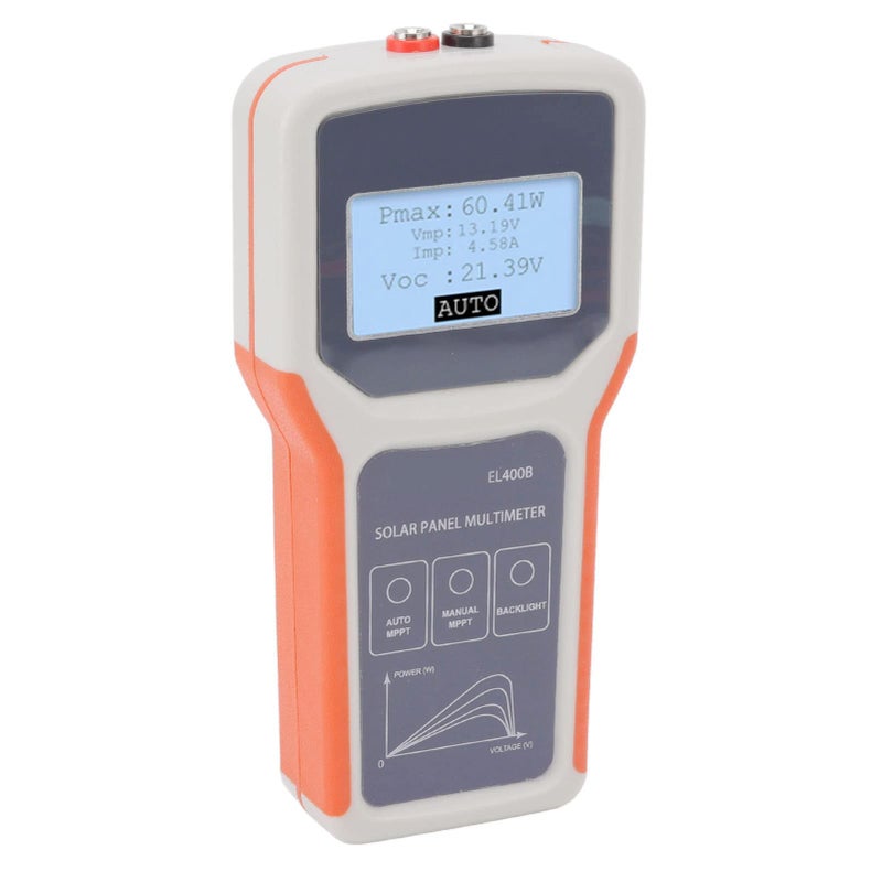 متر الطاقة الشمسية متعدد الوظائف مع شاشة LCD مضاءة وخلفية محسنة، مزود بتقنية MPPT، مخصص لمصنعي الألواح الكهروضوئية - Image 2