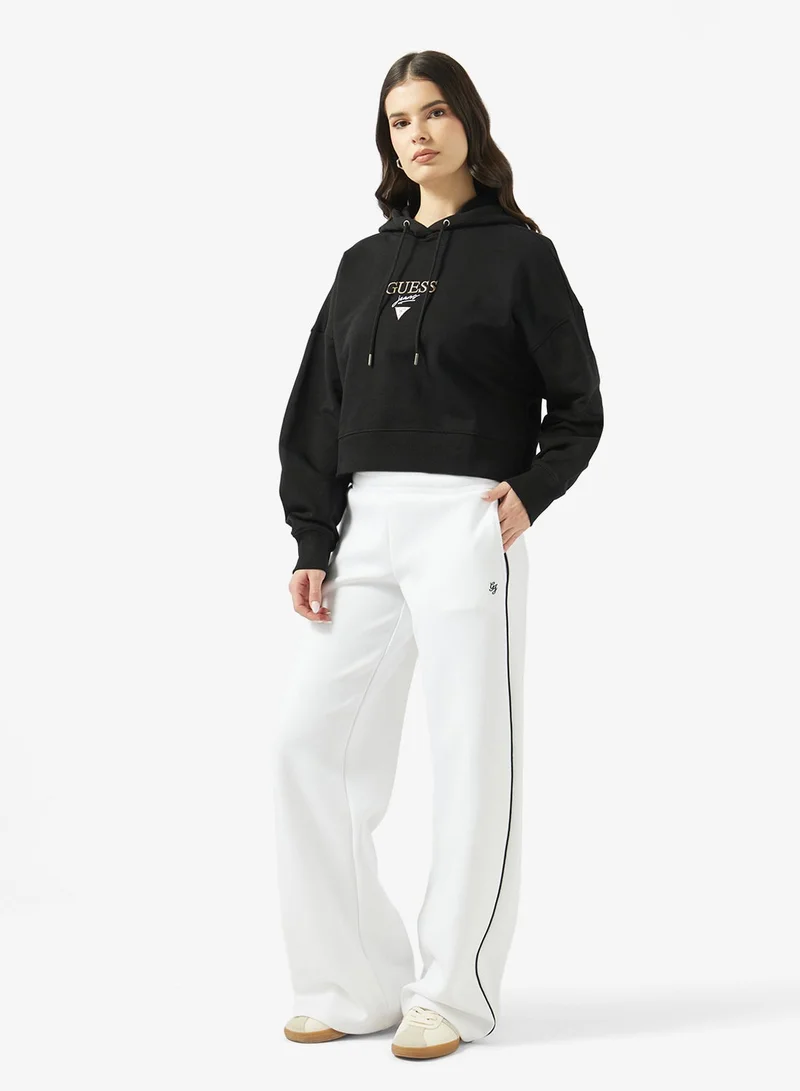 Guess  Drop Shoulder Baker Cropped Sweatshirt for Women | Best Price UAE