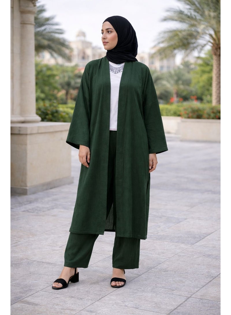 كارديغان طويل للسيدات (٣ قطع)