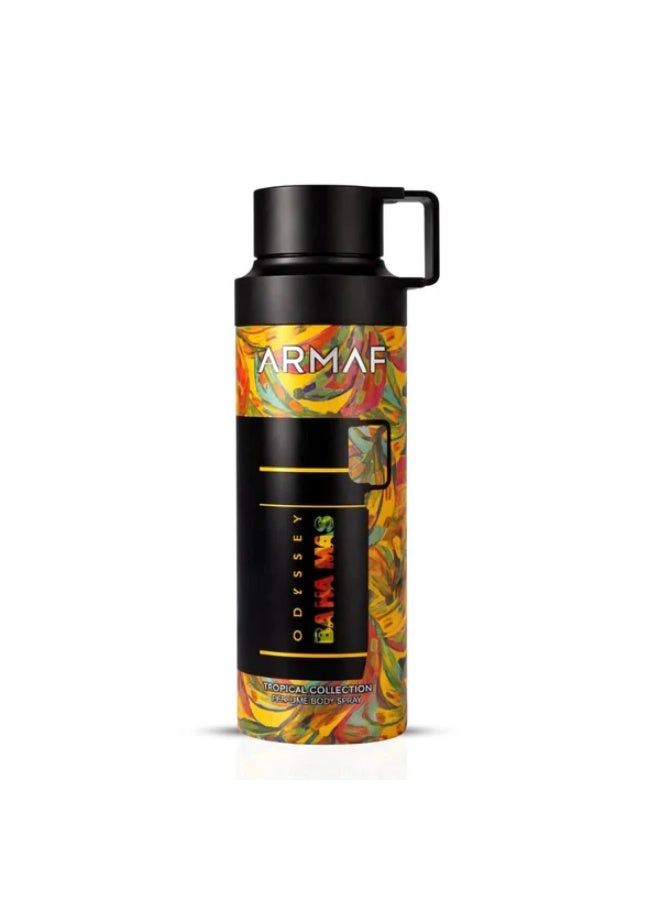 Odyssey Ba Ha Mas Tropical Collection by Armaf for Unisex Deodorant Perfume Body Spray - 200ml