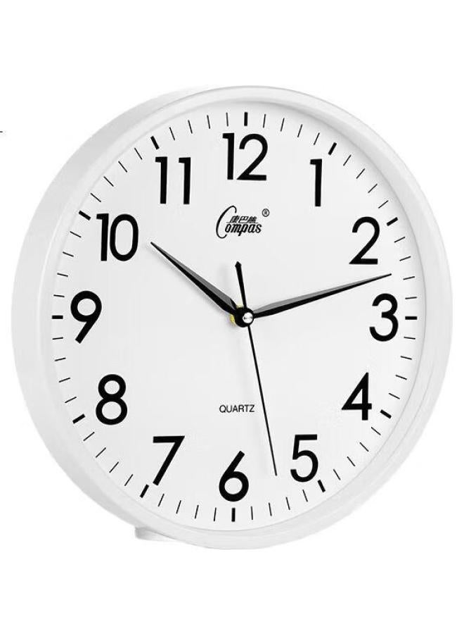 Compas Living Room Silent Quartz Wall Clock C2866 White 30.5Cm Diameter - Image 2