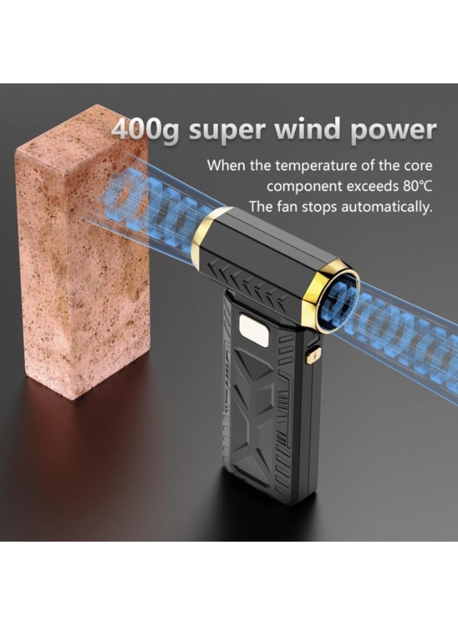 2-in-1 Ultra Powerful Electric Air Pump - Cordless Blower and Vacuum Cleaner for Computer, Car, Home with Type-C Charging and LED Lighting - Image 5