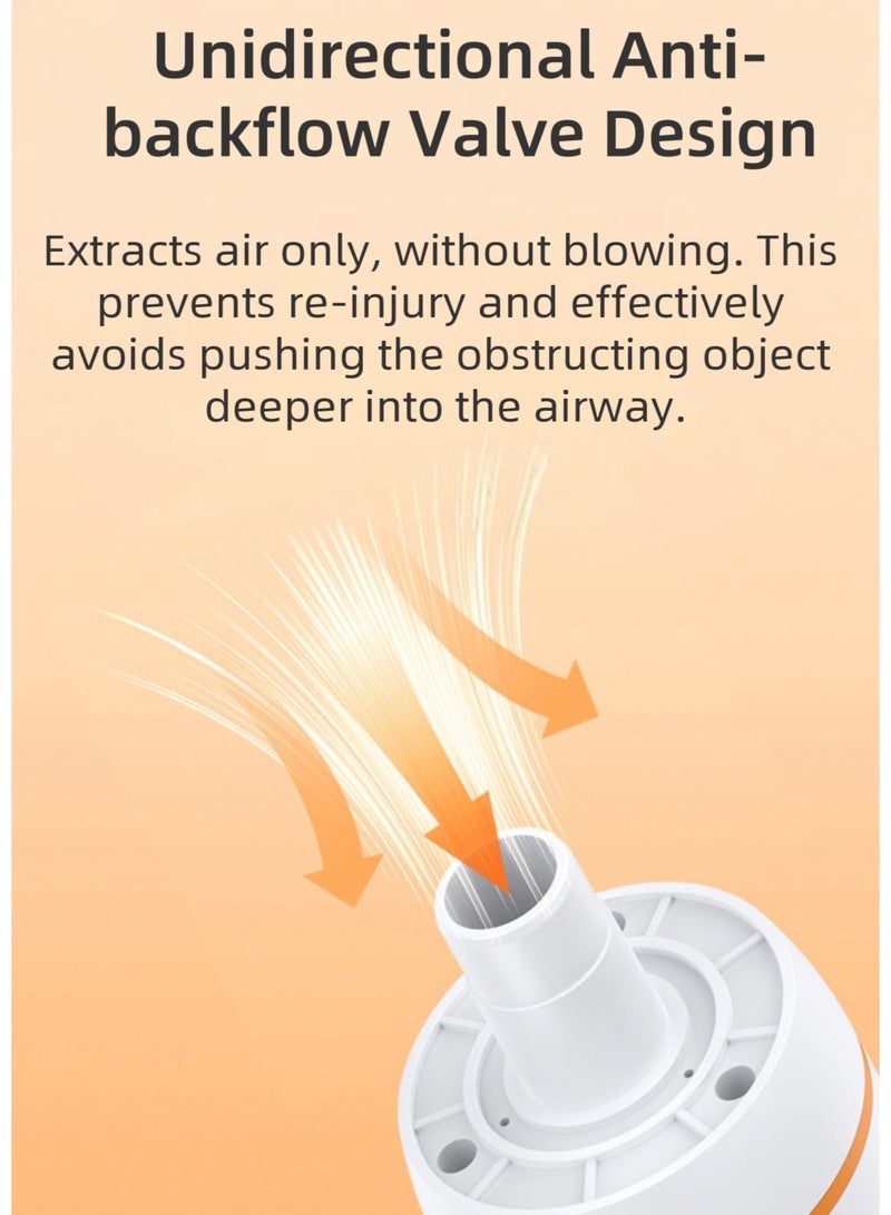 Fourth Generation - Automatic Home First Aid Heimlich Apparatus for Children and Adults, including large, medium, and small masks, respiratory training device, portable, powerful suction home first aid kit, children's anti-choking device first aid training mask - Image 3