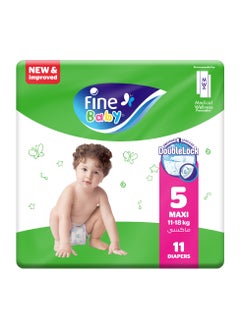 Fine Baby Diaper Size 5 Maxi (11–18kg) 11 Diapers  - Image 1