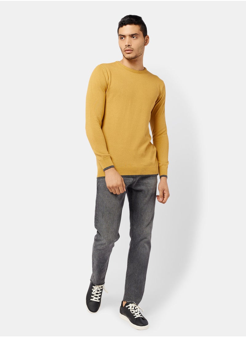 TOWN TEAM - D.YELLOW Pullover - Image 1