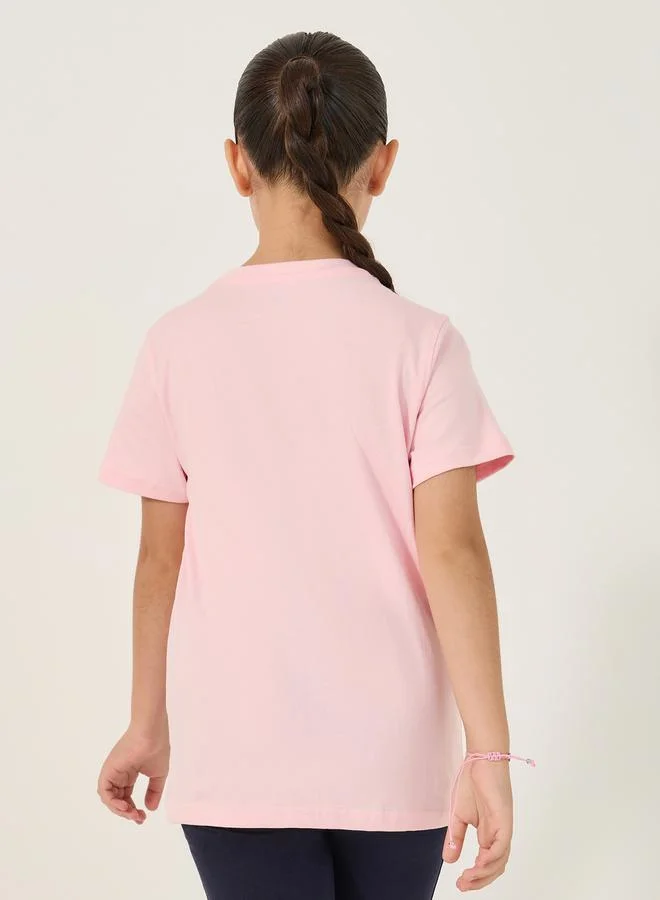 Styli Graphic Print Short Sleeve T-Shirt