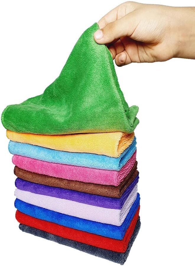 REXO Microfiber Cleaning Towels 30 x 30 cm, Ultra Absorbent Microfiber Cleaning Cloth | Scratch & Lint Free Car Duster | Multi-Purpose, Reusable Cleaning Rags for Home, Kitchen use. (3-Pack) - Image 5