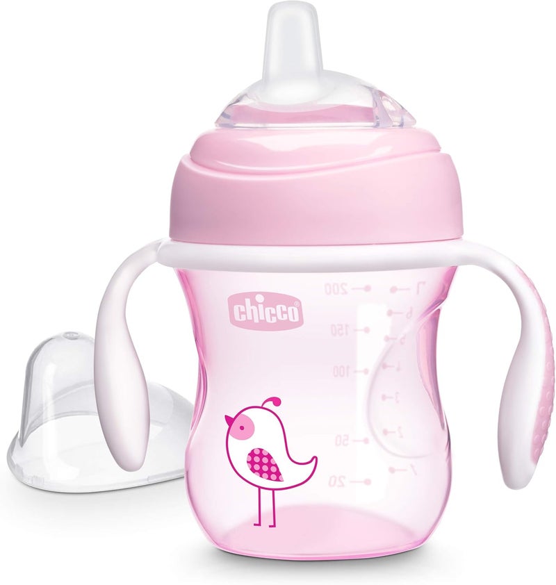 Chicco Transition Sippy Cup with Silicone Spout and Spill-Free Lid 7oz. - Image 1
