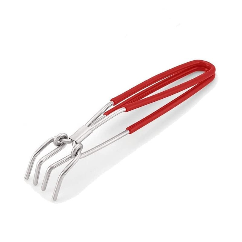 Tekzie Stainless Steel 5 Pcs Cooking Spoon Set Pakkad Rubber Grip Rolling Noodle Cutter Kitchen Tools Set - Image 4