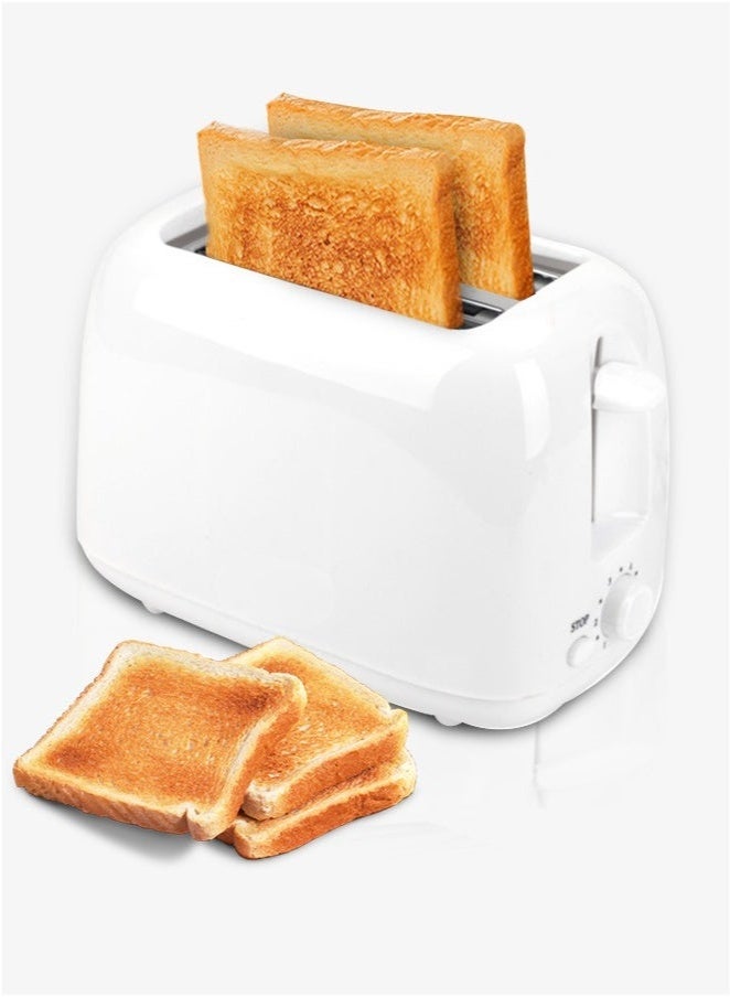 Toaster Double-Side Heating,6- Browning settings, Defrost,Reheated and Cancel function,Wide Slots, Dual Independent Browning, Removable Crumb Tray,Stainless steel,220V,White - Image 1