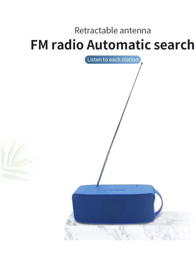 NIBEMINENT Bluetooth Sub Woofer Speaker Blue - Image 2