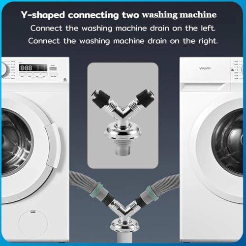 Rasikvar Bathroom Drain Floor Drain Backflow Preventer Floor Water Drain Anti core Overflow Elbow Pipe Connector for Washing Machine Outlet Pipe Connector for Kitchen (Y-Model with Outer Ring) - Image 3