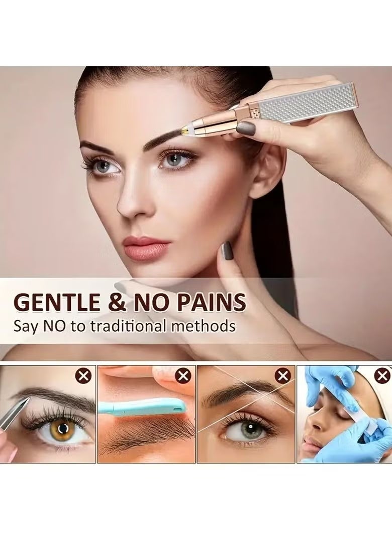 BLAWLESS 2 in 1 Facial Hair Removal and Skin Care Device for Women - Hair Removal for Chin, Cheeks, Eyebrows and Upper Lip for Women - 006 - Image 3