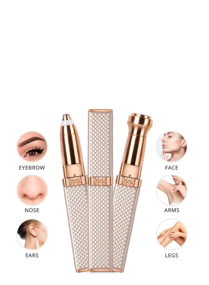 BLAWLESS 2 in 1 Facial Hair Removal and Skin Care Device for Women - Hair Removal for Chin, Cheeks, Eyebrows and Upper Lip for Women - 006 - Image 1
