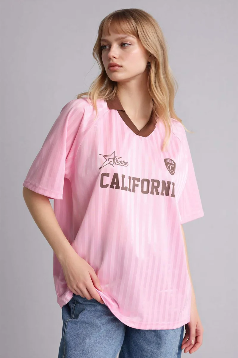 ديفاكتو Printed Oversize T-shirt