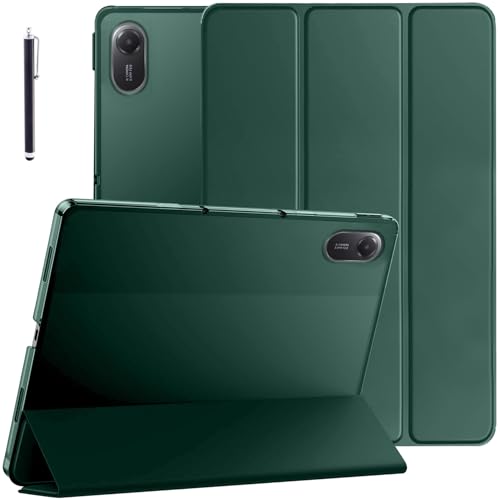 Robustrion Cover for Redmi Pad 2 11 inch Cover Case, Flip Stand Cover Case with Translucent Back for Redmi Pad 2 11 inch Tablet [Auto Sleep/Wake Support] - Dark Green - Image 1