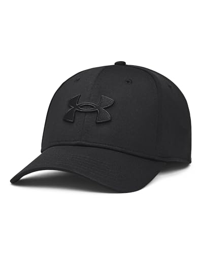 Under Armour Men's Blitzing Cap Stretch Fit, (002) Black / / Black, Large/X-Large - Image 1
