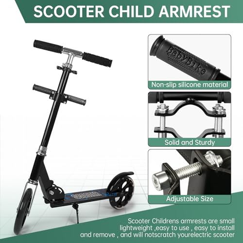 Yungeln Scooter Kids Handle Grip Bar Non-Slip Adjustable Child Safe Holder Kids Handrail Compatible for Xiaomi M365 / Pro 1S Scooter - Image 3