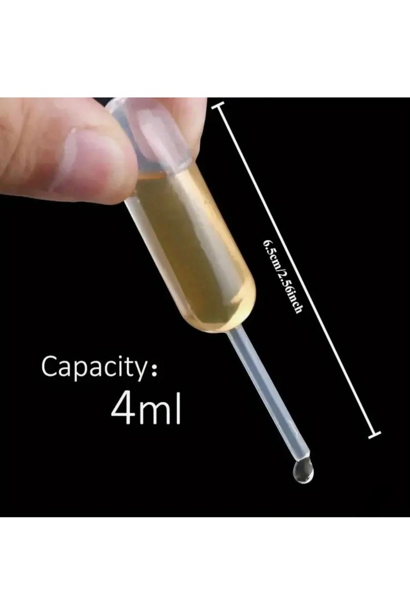 100 قطعة من ماصات النقل الصغيرة للاستخدام مرة واحدة سعة 4 مل - قطارات بلاستيكية لتزيين الكيك والخبز والكعك الصغير والمربى والصلصة والحلويات - Image 3