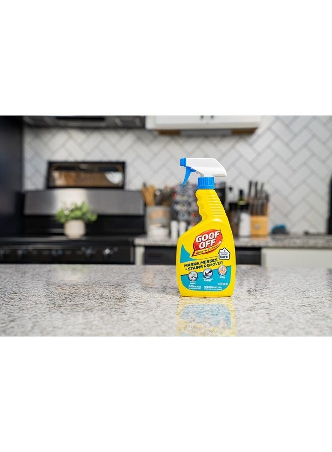 GOOF OFF Marks, Messes & Stains Remover, 22 fl. oz. Spray, Household Surface Safe - Image 5
