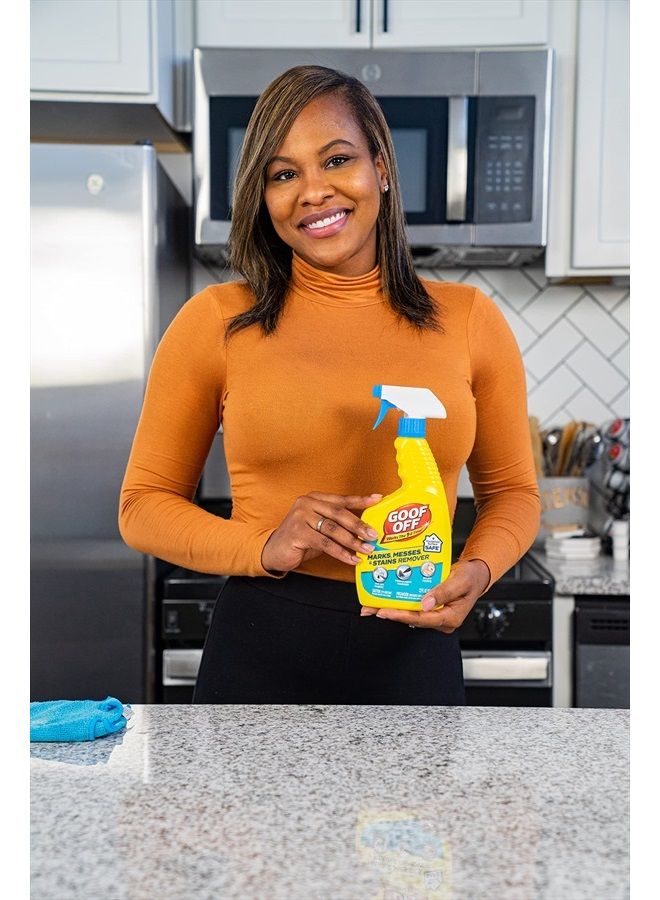 GOOF OFF Marks, Messes & Stains Remover, 22 fl. oz. Spray, Household Surface Safe - Image 3