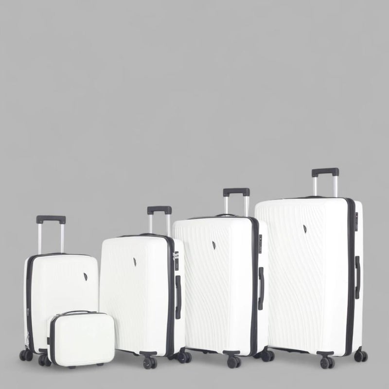 أفياتور طقم حقائب سفر فاخرة ومتكاملة - 5 قطع من البولي بروبلين المقاوم للكسر (مقاسات كبيرة وميزات فائقة) - Image 1