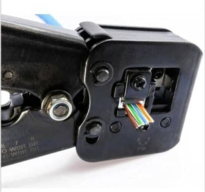 Hanutech Passthrough RJ45 Crimping ToolCrimp  Cut At Same Time Network Cable Cutting Stripping CrimperWire StripperWire Cutter - Image 3