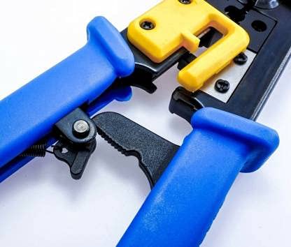 Hanutech Passthrough RJ45 Crimping ToolCrimp  Cut At Same Time Network Cable Cutting Stripping CrimperWire StripperWire Cutter - Image 2