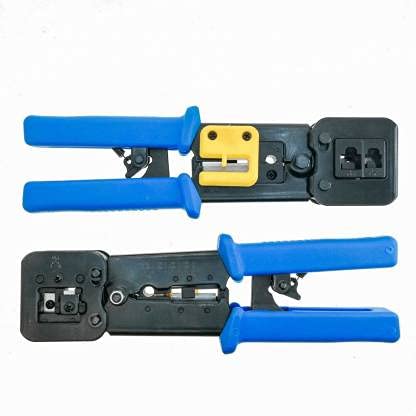 Hanutech Passthrough RJ45 Crimping ToolCrimp  Cut At Same Time Network Cable Cutting Stripping CrimperWire StripperWire Cutter - Image 4