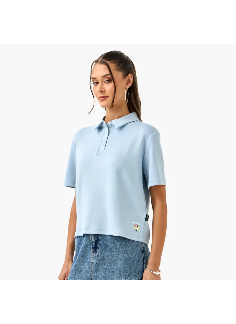 اس بي كاركترز Minnie Mouse Print Polo T-shirt