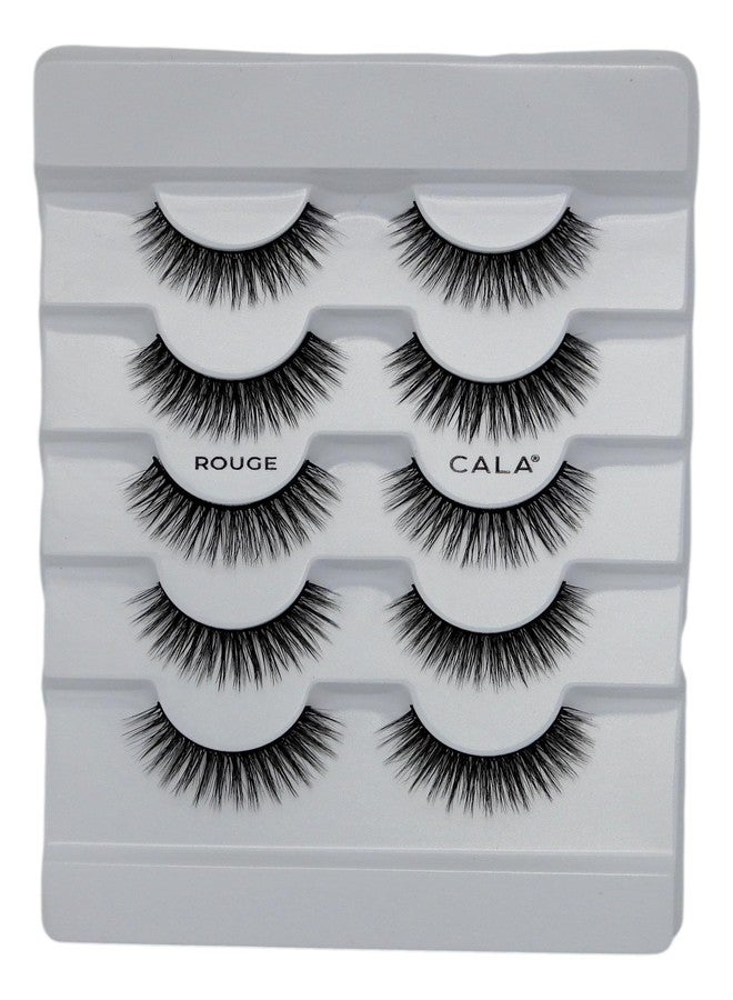 CALA 3D FAUX MINK LASHES: ROUGE (5 PACK) - Image 2